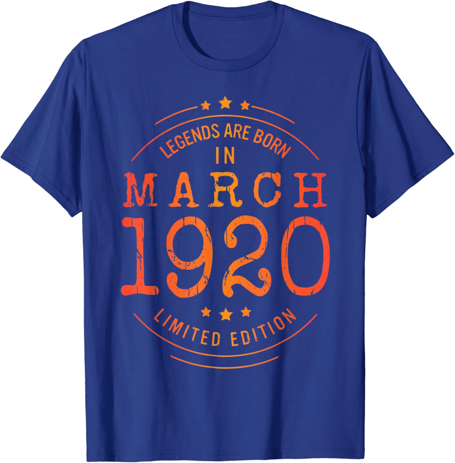 Birthday March 1920 Year Limited Edition Used Legends T Shirt birthday-march-1920-year-limited-edition-used-legends-t-shirt
